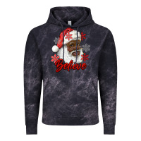 Cloud Black african american santa believe Vintage Hoodie - RanaPortraitStore