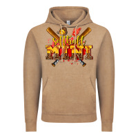 Vintage Coffee softball mini Vintage Hoodie - AdoDesignShop