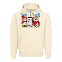 Sandshell baby ıt's cold outside Zipper Hoodie - MaliasSmallBusiness