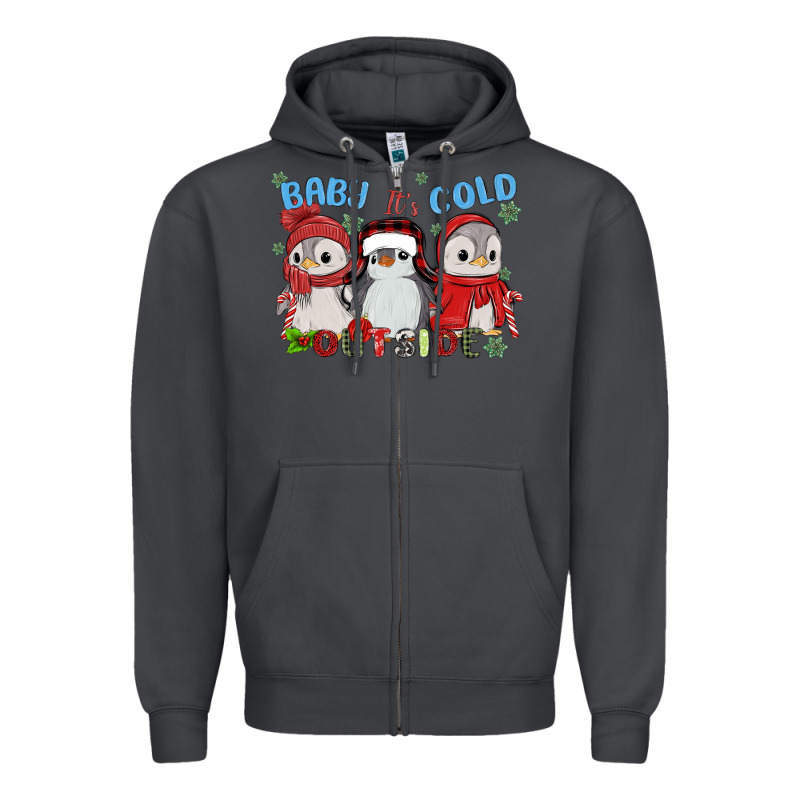 Baby ıt's Cold Outside Zipper Hoodie by MaliasSmallBusiness | Teevron