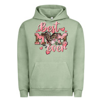 Pigment Oil Green Best mom ever Mother's Day Urban Hoodie - CowGirlArtShop