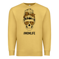 Antique Gold Sunflower Mom Skull Premium Sweatshirt - Bettercallsaul