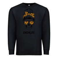 Black Sunflower Mom Skull Premium Sweatshirt - Bettercallsaul