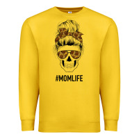 Lemon Sunflower Mom Skull Premium Sweatshirt - Bettercallsaul