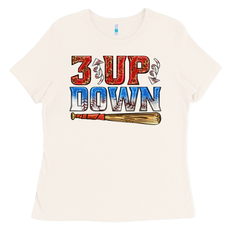 3 Up 3 Down Baseball Ladies Tee by texasbilliewilder | Teevron