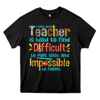 Black a truly great teacher Heavy Core Tee - texasbilliewilder