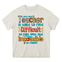Cream a truly great teacher Heavy Core Tee - texasbilliewilder