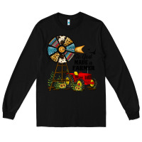 Black so god made a farmer Long Sleeve Tee - JahusDesignShop
