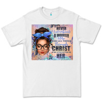 White never underestimate a woman who does all things th Premium Tee - texasbilliewilder