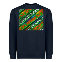Navy st patricks day leopard rainbow Heavyweight Sweatshirt - Artiststas