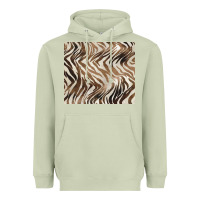 Matcha brown zebra Heavyweight Hoodie - BarkalooDesign