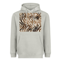 Moon Dust brown zebra Heavyweight Hoodie - BarkalooDesign