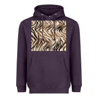 Plum brown zebra Heavyweight Hoodie - BarkalooDesign