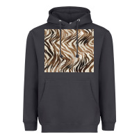 Smoke brown zebra Heavyweight Hoodie - BarkalooDesign