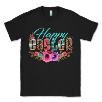 Black happy easter western floral serape leopard Classic Tee - Jasminsmagicworld