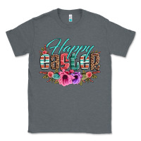 Charcoal Heather happy easter western floral serape leopard Classic Tee - Jasminsmagicworld
