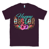 Plum happy easter western floral serape leopard Classic Tee - Jasminsmagicworld