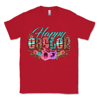Red happy easter western floral serape leopard Classic Tee - Jasminsmagicworld