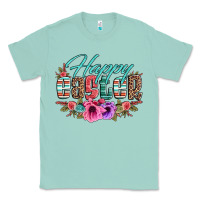 Seafoam happy easter western floral serape leopard Classic Tee - Jasminsmagicworld