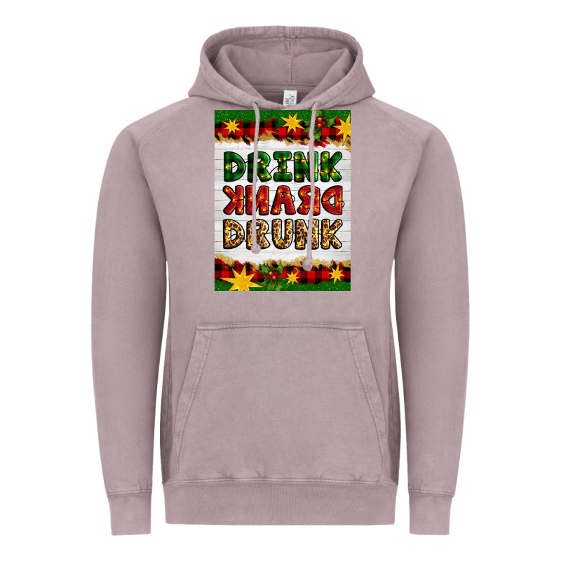 Christmas Drink Drank Drunk Vintage Hoodie by Artiststas | Teevron