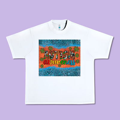 Autism Awareness Urban Heavy Tee Designed By Artiststas