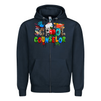 Navy school counselor Zipper Hoodie - NancyCooperArtShop
