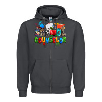 Smoke school counselor Zipper Hoodie - NancyCooperArtShop