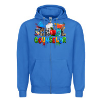 True Royal school counselor Zipper Hoodie - NancyCooperArtShop