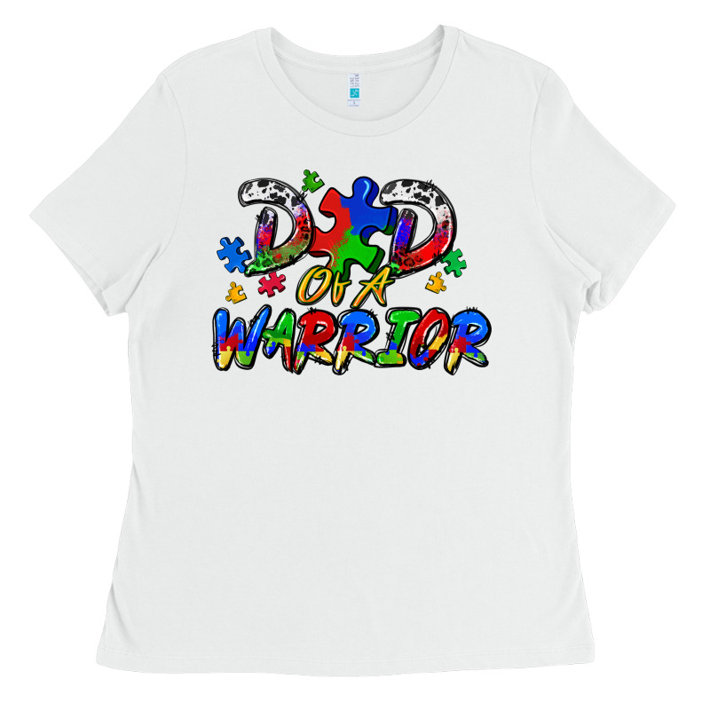 Dad Of A Warrior Ladies Tee by Zillion Design Studio | Teevron