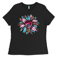 Black race leopard sunflower Ladies Tee - JahusDesignShop