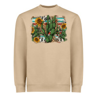 Mushroom serape sunflowers cactus Heavyweight Sweatshirt - AdoDesignShop