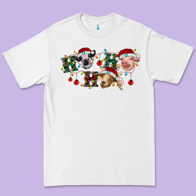 Hohoho Farm Animals Premium Tee Designed By Ranaportraitstore