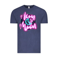 Vintage Denim neon moon Vintage Tee - JahusDesignShop