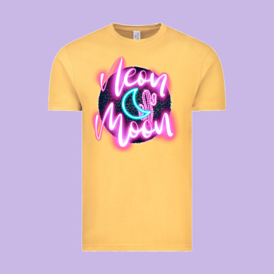 Neon Moon Vintage Tee Designed By Jahusdesignshop