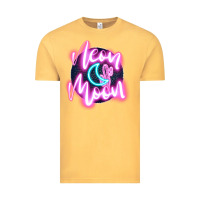 Vintage Mustard neon moon Vintage Tee - JahusDesignShop