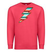 Cardinal Teal and Orange Serape Lightning Premium Sweatshirt - Bettercallsaul