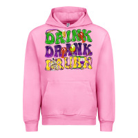 Fuchsia Pink Drink drank drunk Mardi Gras Urban Hoodie - HowdyJamesFarm