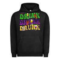 Pigment Black Drink drank drunk Mardi Gras Urban Hoodie - HowdyJamesFarm