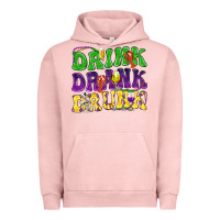 Pigment Salmon Drink drank drunk Mardi Gras Urban Hoodie - HowdyJamesFarm