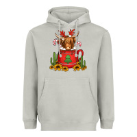 Moon Dust hot coco christmas highland cow Heavyweight Hoodie - Jasminsmagicworld