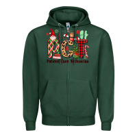 Sports Green pct christmas Zipper Hoodie - MaliasSmallBusiness