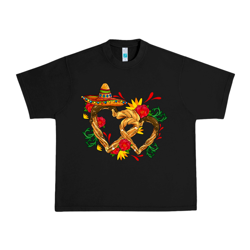 Churros With Love And Sombrero Urban Heavy Tee by AdoDesignShop | Teevron