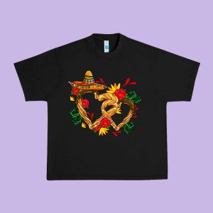 Churros With Love And Sombrero Urban Heavy Tee Designed By Adodesignshop
