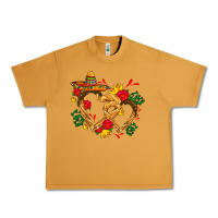 Peanut Butter Churros with love and sombrero Urban Heavy Tee - AdoDesignShop