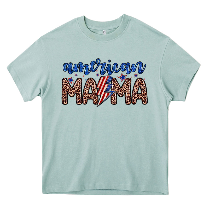 American Mama Heavy Core Tee by Zillion Design Studio | Teevron