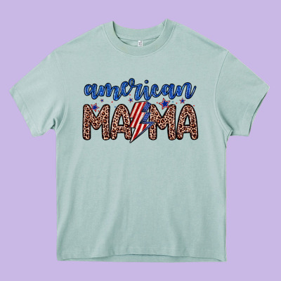 American Mama Heavy Core Tee Designed By Zillion Design Studio