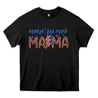 Black American mama Heavy Core Tee - Zillion Design Studio
