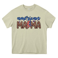 Mossy American mama Heavy Core Tee - Zillion Design Studio