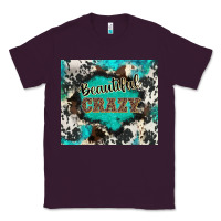 Plum western beautiful crazy Classic Tee - BarkalooDesign
