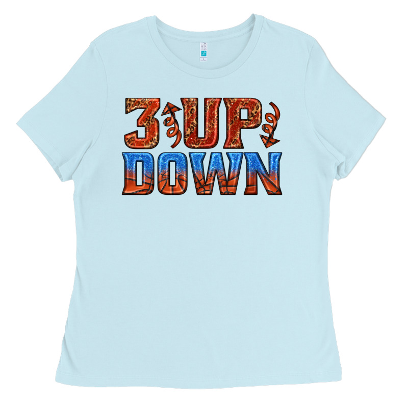 3 Up 3 Down Basketball Ladies Tee by texasbilliewilder | Teevron
